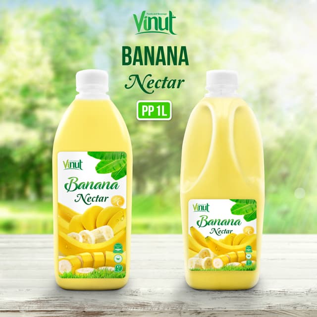 1L Bottle Banana Juice Drink Nectar